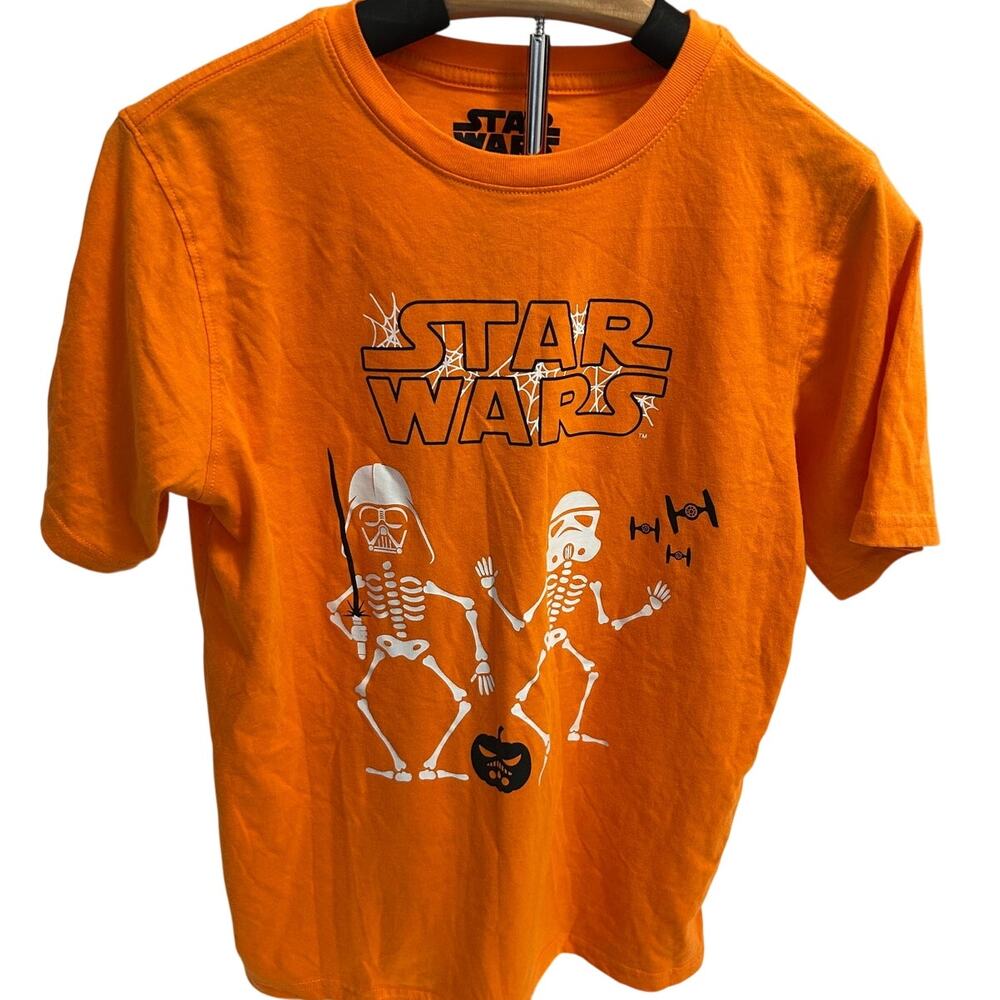 Star Wars boys xl 14-16 Halloween Skeleton Dark Vader & Stormtroper Dancing